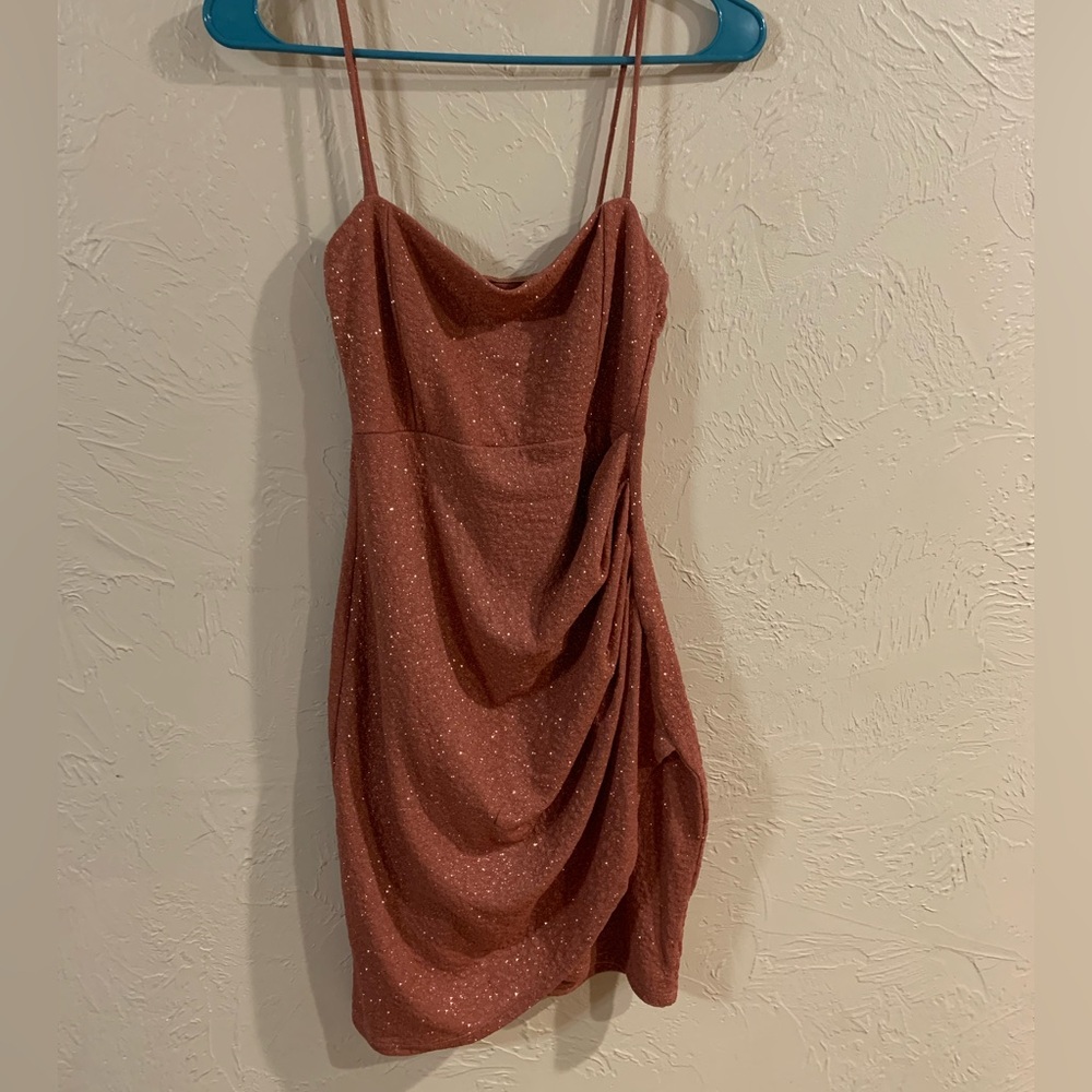 Elegant Rust Dress